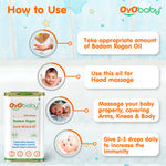 Buy OYO BABY® New Born Combo Baby Shampoo for Newborn Babies Badam Tel 100% Pure Sweet Almond oil 200ml each - Purplle