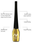 Buy AYA Combo Pack of Waterproof Eyeliner, Golden (5 ml) and Waterproof Long Lasting Mascara, Black (10 ml) - Purplle