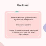 Buy Sirona Hair Removal Razor for Women with Aloe Vera & Vitamin E Lubrication – 1 Pcs with 4 Swedish Stainless Steel Blade & Replaceable Cartridge for Clean & Effective Shave - Purplle