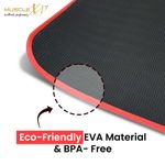 Buy MuscleXP EVA Yoga Mat with Carrying Strap for Gym Workout and Yoga Exercise with 6mm Thickness, Anti-Slip Yoga Mat for Men & Women Fitness (Black) - Purplle