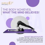 Buy MuscleXP EVA Yoga Mat with Carrying Strap for Gym Workout and Yoga Exercise with 6mm Thickness, Anti-Slip Yoga Mat for Men & Women Fitness (Purple) - Purplle