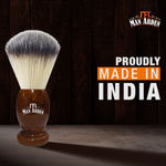 Buy Man Arden Vintage Finish Premium Shaving Brush With Ultra Soft & Absorbent Bristles & Long Handle | Cruelty Free | For A Smooth Shave - Purplle