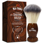 Buy Man Arden Vintage Finish Premium Shaving Brush With Ultra Soft & Absorbent Bristles & Long Handle | Cruelty Free | For A Smooth Shave - Purplle