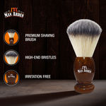 Buy Man Arden Vintage Finish Premium Shaving Brush With Ultra Soft & Absorbent Bristles & Long Handle | Cruelty Free | For A Smooth Shave - Purplle