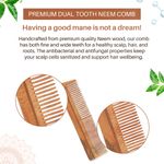 Buy Matra Pure Neem Wood Comb | Neem Comb for Hair Growth and Anti Dandruff | Fine and Wide Tooth Neem Wooden Comb for Women & Men | All Hair Types | Eco Friendly - Purplle