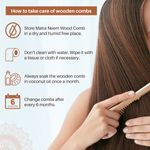 Buy Matra Pure Neem Wood Comb | Neem Comb for Hair Growth and Anti Dandruff | Fine and Wide Tooth Neem Wooden Comb for Women & Men | All Hair Types | Eco Friendly - Purplle