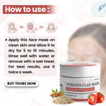 Buy TNW The Natural Wash Tomato Clay Mask for Glowing & Healthy Skin | With Niacinamide & Hyaluronic Acid | Natural & Chemical-Free Clay Mask - 50 gm - Purplle