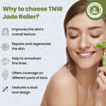 Buy TNW - The Natural Wash Jade Roller for Improving Skin Texture | With 100% Natural Jade Stone | Jade Roller for Healthy Skin - Purplle