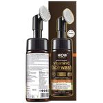 Buy WOW Skin Science Brightening Vitamin C Foaming Face Wash With Built-In Face Brush (150 ml) BOGO - Purplle