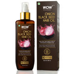 Buy WOW Skin Science Onion Hair Oil With Black Seed Oil Extracts - Controls Hair Fall - No Mineral Oil, Silicones & Synthetic Fragrance - 200 ml BOGO - Purplle