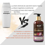 Buy WOW Skin Science Red Onion Black Seed Oil Hair Conditioner (300 ml) BOGO - Purplle
