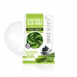 Buy Swiss Beauty Acne Healing Sheet Mask Black Mud+Aloevera (22 ml) - Purplle