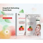 Buy MOND'SUB Grape Fruit Face sheet Mask Pack of 3 - Purplle