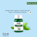 Buy Globus Naturals Tulsi Immunity Booster Capsules Enriched with Antioxidants, Rich in Vitamin C and Zinc 60 Vegetarian Capsules - Purplle
