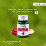 Buy Globus Naturals Apple Cider Vinegar Capsules for Weight Loss,Natural Laxative and Improves Digestion 60 Vegetarian Capsules - Purplle