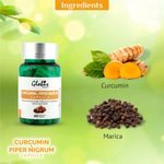 Buy Globus Naturals Curcumin with Piper Nigrum Veg Capsules|Immunity Boosters| Strong Antioxidant |Anti-Aging| Antidipressant|Improves Heart Health| Anti-inflammatory  (60 Capsules) - Purplle