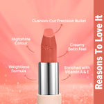 Buy NY Bae Satin Matte Lipstick - Natural Nude 01 (4.2 g) | Nude | Silky Smooth Texture | High Shine | Weightless | With Vitamin A & E - Purplle