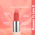Buy NY Bae Satin Matte Lipstick - Romantic Rose 03 (4.2 g) | Pink | Silky Smooth Texture | High Shine | Weightless | With Vitamin A & E - Purplle