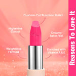 Buy NY Bae Satin Matte Lipstick - Magic Magenta 06 (4.2 g) | Magenta | Silky Smooth Texture | High Shine | Weightless | With Vitamin A & E - Purplle