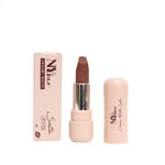 Buy NY Bae Satin Matte Lipstick - Need Nude 08 (4.2 g) | Brown | Silky Smooth Texture | High Shine | Weightless | With Vitamin A & E - Purplle