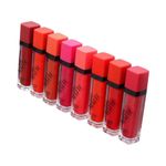 Buy Kiss Beauty Pack of 8 Super Matte 24Hrs Stay Liquid Lipgloss (8 g each) - Purplle
