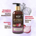 Buy WOW Skin Science Red Onion Black Seed Oil Shampoo & Conditioner Kit BOGO ,600 ml - Purplle