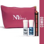 Buy NY Bae Pretty Lips and Tips Combo | Matte Lipstick | Nail Paint | Gift Set - Kit 04 | Free Pouch - Purplle