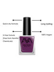 Buy AYA Nail Polish 06 Purple (10 ml) - Purplle