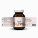 Buy Just Jaivik Organic Garlic Tablets 600mg 60 Tablets - Purplle