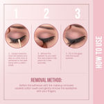 Buy NY Bae Eye Love False Eyelashes With Adhesive | Easy Application | Comfortable | Long Staying - Length Love 01 - 1 Pair - Purplle