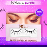 Buy NY Bae Eye Love False Eyelashes With Adhesive| Easy Application | Comfortable | Long Staying - Always Dramatic 03 - 1 Pair - Purplle