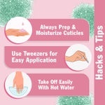 Buy NY Bae Nail It Nail Extensions With Adhesive - Evergreen Tips 02 | 24 Nails Set | Easy Application | Long lasting | Comfortable Wear - Purplle