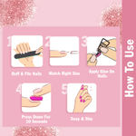 Buy NY Bae Nail It Nail Extensions With Adhesive - Ombre 03 | 24 Nails Set | Easy Application | Long lasting | Comfortable Wear - Purplle