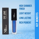 Buy NY Bae Eye Love Liquid Eyeshadow - Blue Sapphire 06 (2.2 ml) | Shimmer Finish | Highly Pigmented | Long lasting | Lightweight - Purplle