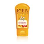 Buy Lotus Herbals Safe Sun Skin Lightening Anti -Tan Sunscreen | SPF 30 | PA+++ | Active Triple Protection | 50g - Purplle