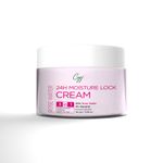 Buy CGG Cosmetics Rose Water 24h Moisture Lock Cream 3 in 1 Hydration, Moisturizes and Soothes Dry Skin for All Skin Types – 150gm - Purplle