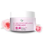 Buy CGG Cosmetics Rose Water 24h Moisture Lock Cream 3 in 1 Hydration, Moisturizes and Soothes Dry Skin for All Skin Types – 150gm - Purplle