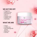 Buy CGG Cosmetics Rose Water 24h Moisture Lock Cream 3 in 1 Hydration, Moisturizes and Soothes Dry Skin for All Skin Types – 150gm - Purplle