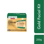 Buy Nature's Essence Glowing Gold Facial Kit (250 g + 50 ml) - Purplle