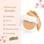 Buy Just Herbs Compact Powder Mattifying & Hydrating With SPF 15 + For All Skin Types Talc & Fragrance Free - 06 Coffee - Purplle
