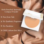 Buy Just Herbs Compact Powder Mattifying & Hydrating With SPF 15 + For All Skin Types Talc & Fragrance Free - 06 Coffee - Purplle