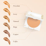 Buy Just Herbs Compact Powder Mattifying & Hydrating With SPF 15 + For All Skin Types Talc & Fragrance Free - 06 Coffee - Purplle
