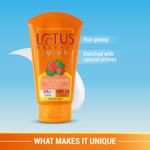 Buy Lotus Herbals Safe Sun Sunscreen Cream - SPF 20 | PA+ | Sweat & Water resistant | Non-Greasy | 50g - Purplle