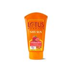 Buy Lotus Herbals Safe Sun Sunscreen Cream - SPF 20 | PA+ | Sweat & Water resistant | Non-Greasy | 50g - Purplle