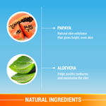 Buy Lotus Herbals Safe Sun DeTAN After-Sun Face Wash Gel | Papaya & Aloe Vera | All Skin Types | 100g - Purplle