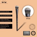 Buy Cuffs N Lashes Makeup Brushes, F016 Foundation Brush - Purplle