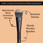 Buy Cuffs N Lashes Makeup Brushes, F016 Foundation Brush - Purplle