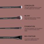 Buy CUFFS N LASHES Face Brush, Set of 7 - Purplle