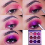 Buy Cuffs N Lashes 9 Color Eyeshadow Palette, Dynamite - Purplle