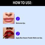 Buy Blue Heaven Powder Matte - Spicy Red RM07 - Purplle